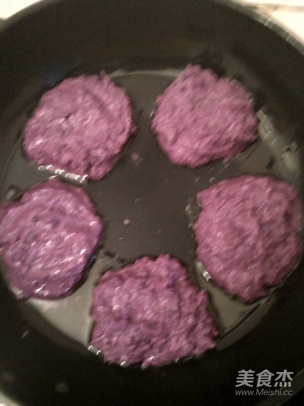 香煎紫薯饼的做法