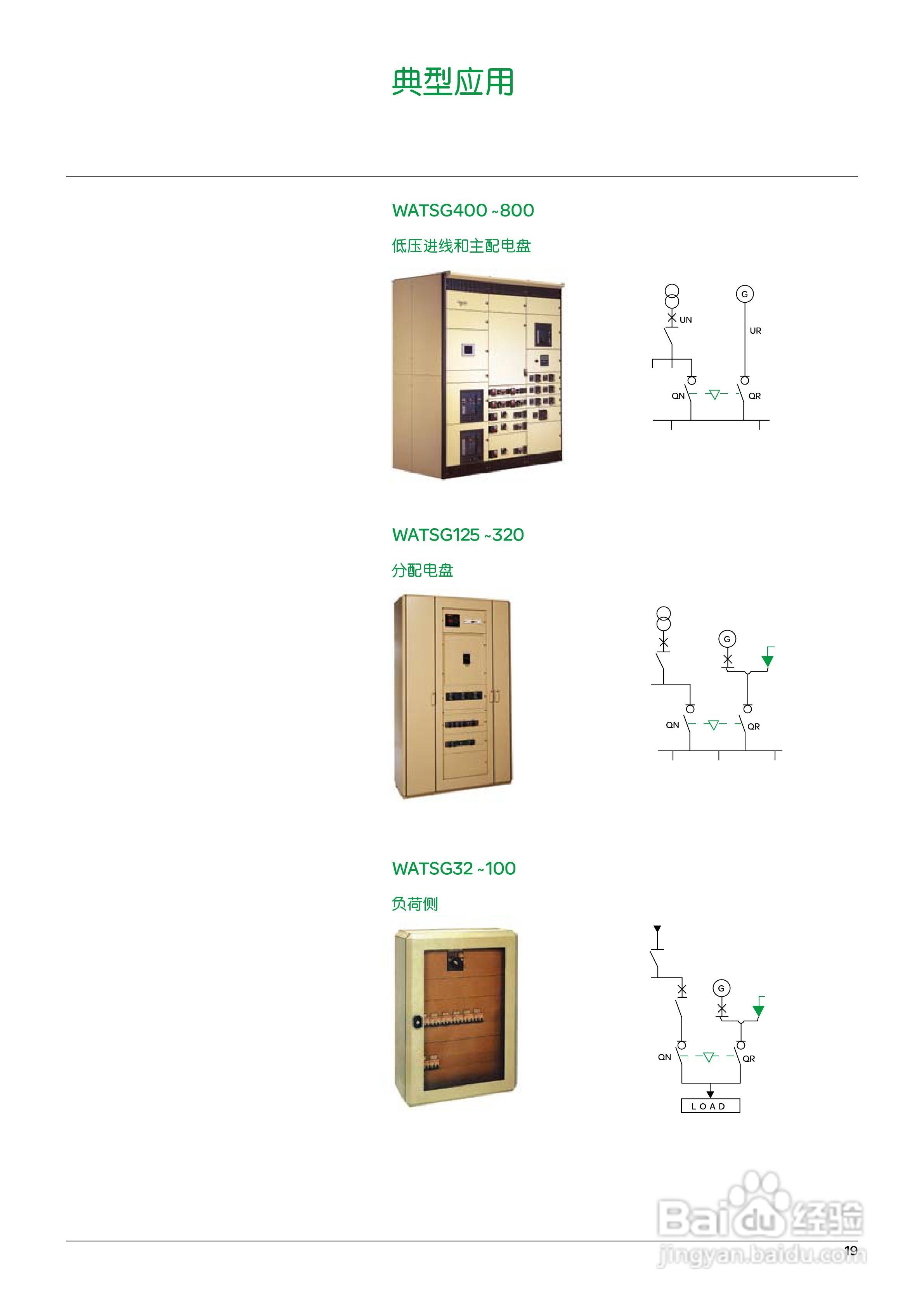 Schneider 32-800A WATSG自动转换开关说明书:[3]