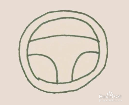 简笔画之方向盘