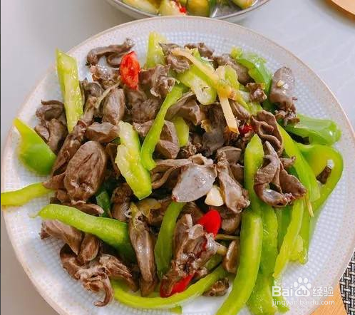 家常菜:爆炒鸭心
