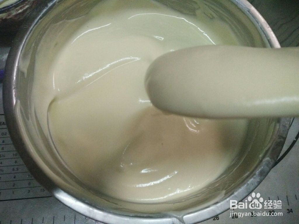 拉花轻乳酪蛋糕+的做法