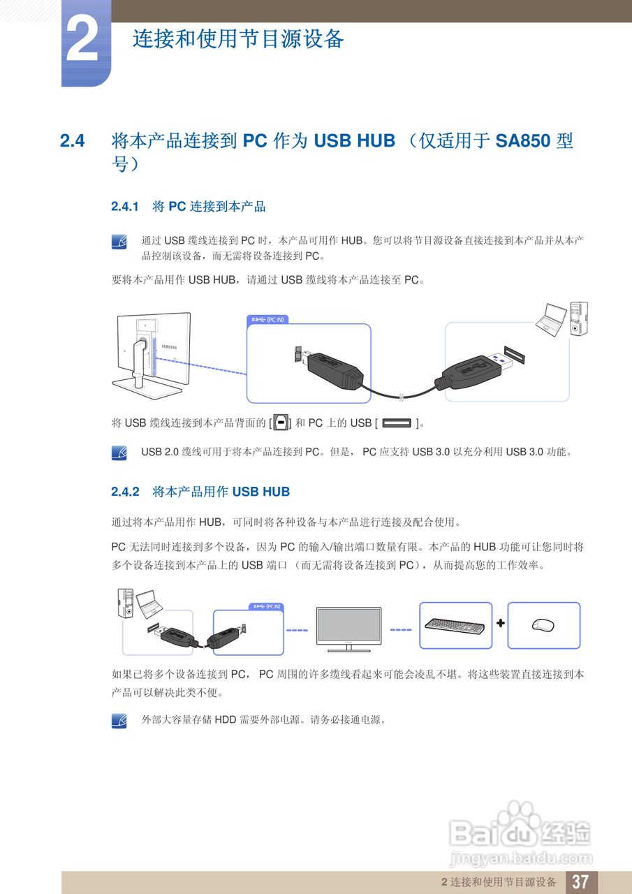 三星S24A850DW液晶显示器使用说明书:[4]