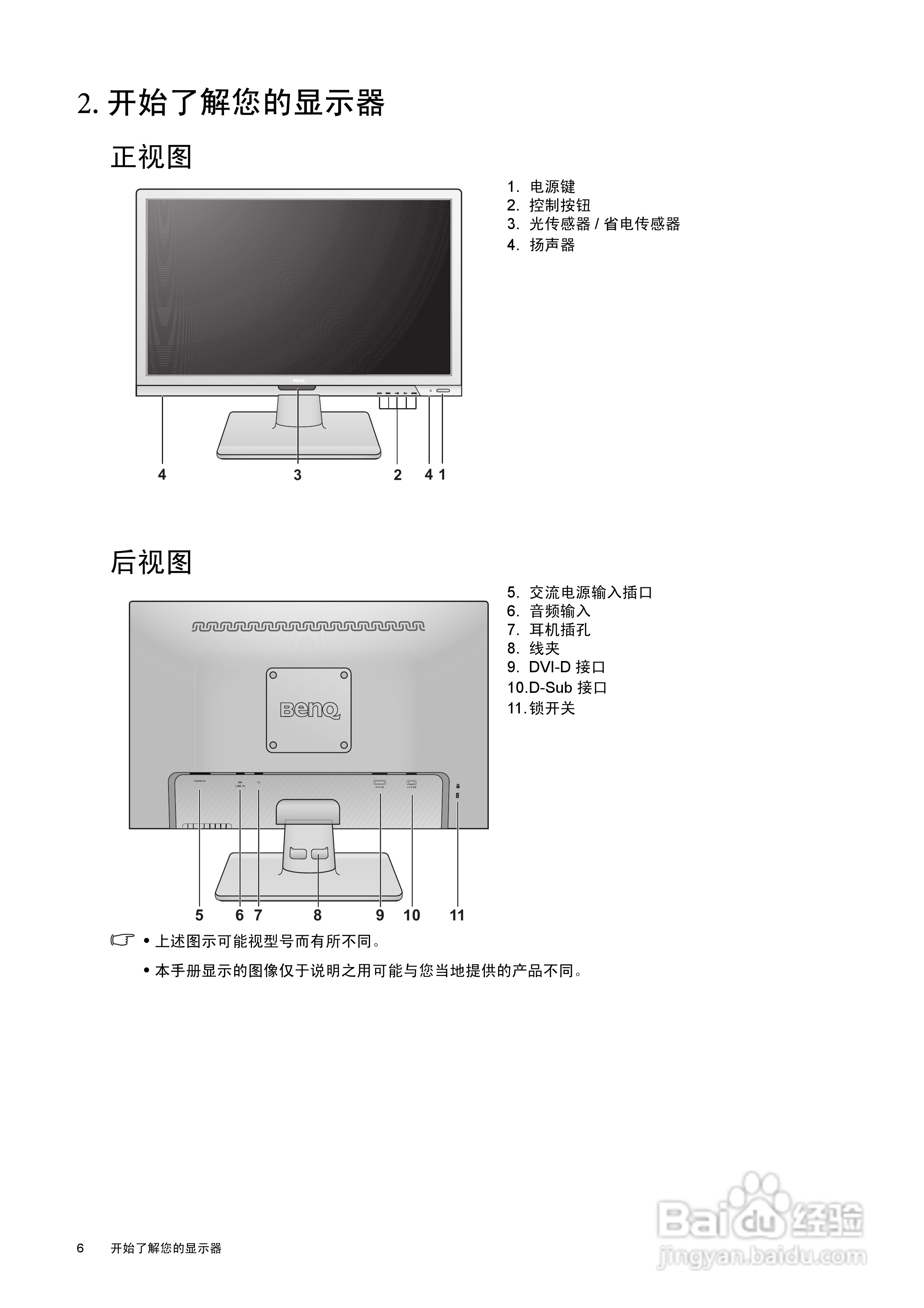 明基BL2201M液晶显示器说明书:[1]
