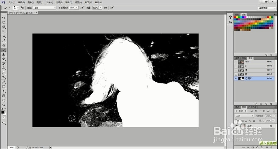 PS技术教程：[10]PS怎么抠图之抠取头发