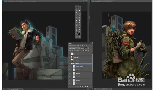PS图层的应用技巧