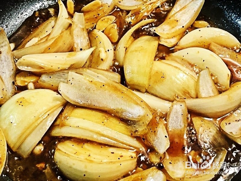 如何做洋葱黑胡椒烧豆腐