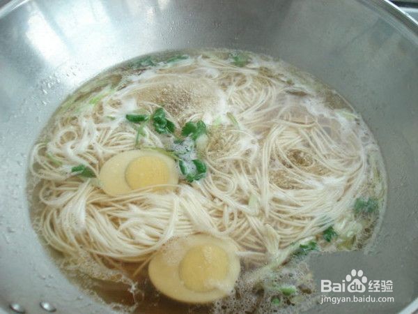 家常素面清汤面