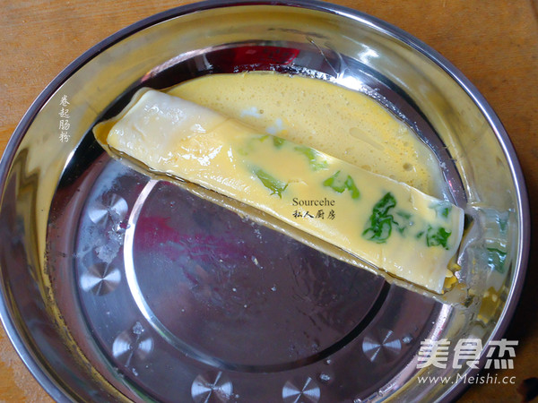 鸡蛋肠粉的做法