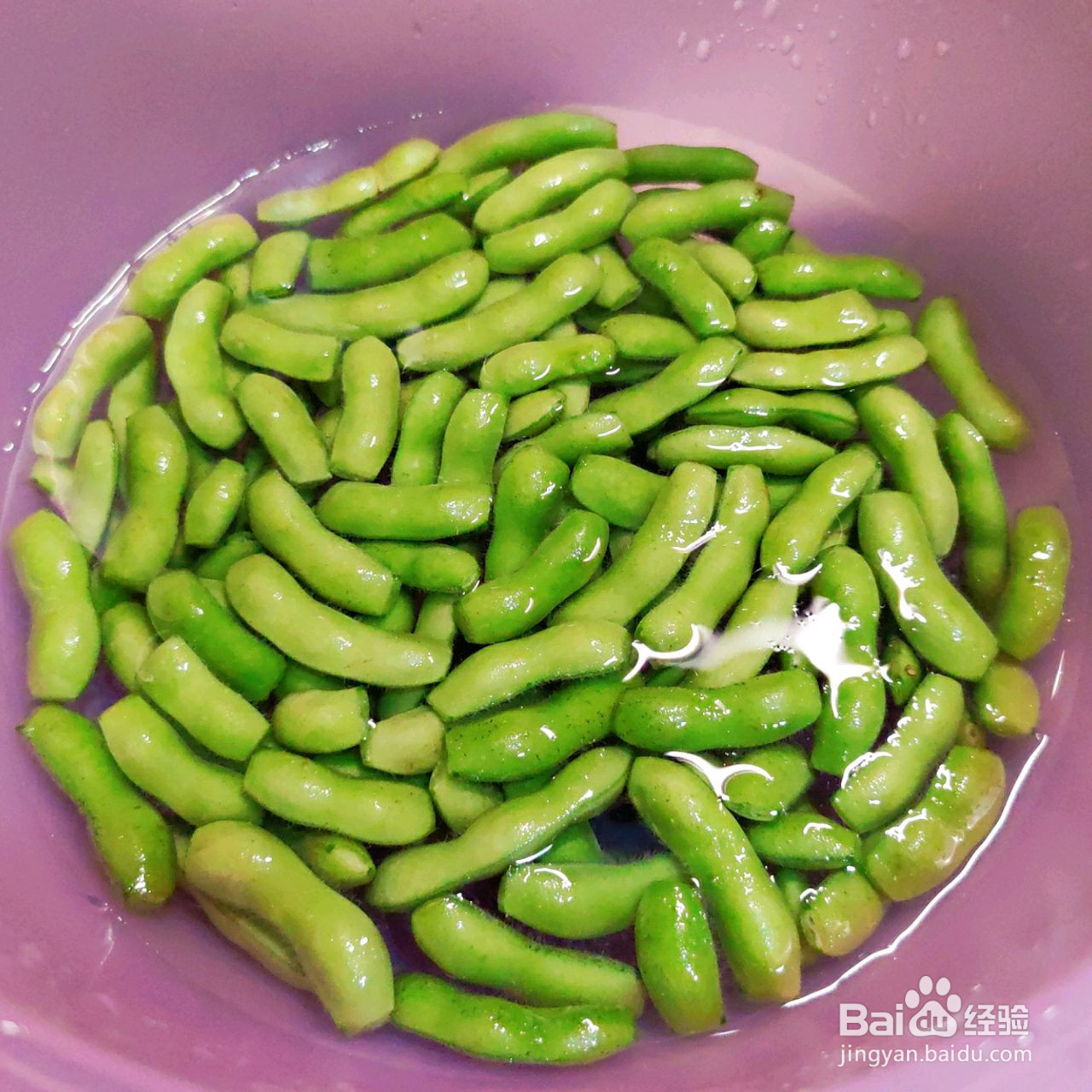 凉拌毛豆的做法