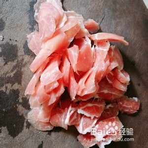 养生食补四季豆炒肉的做法