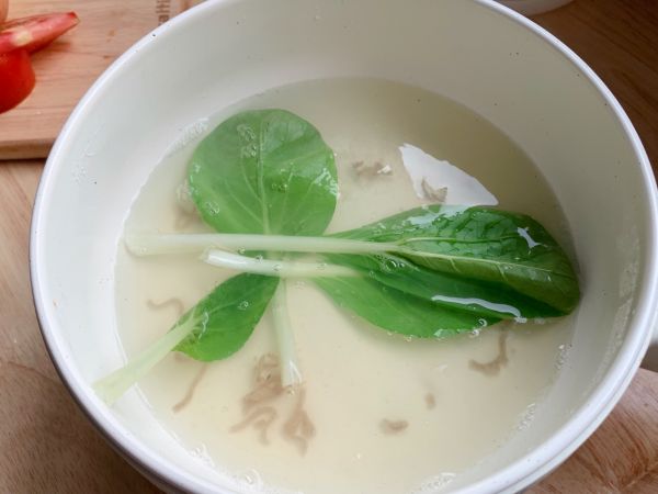 豆腐西红柿鸡蛋荞麦面