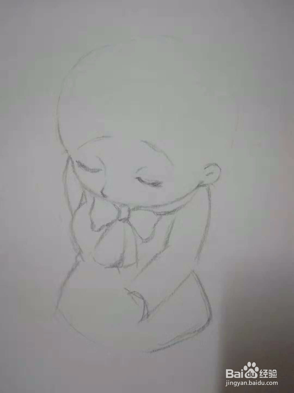 俯视角度漫画人物线稿怎么画