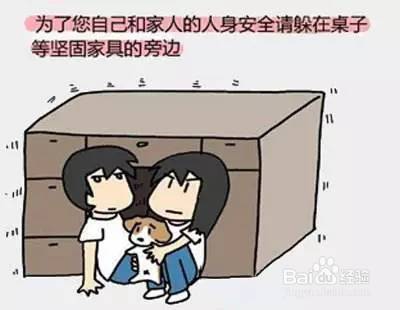 地震逃生自救法则