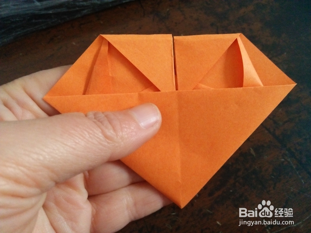 宝宝折纸—领带爱心怎么折