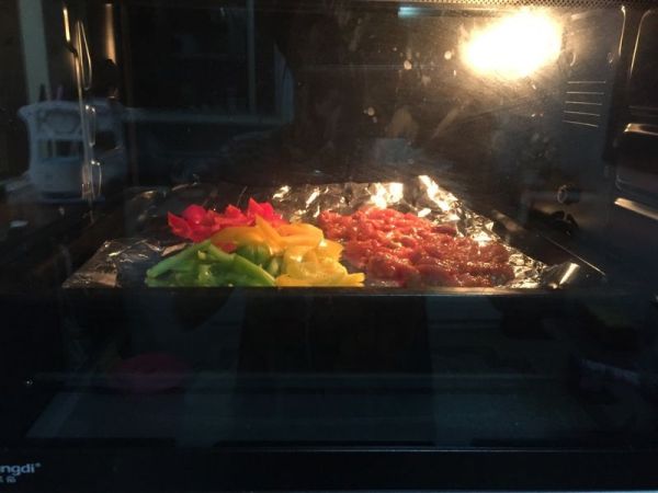 奥尔良鸡腿肉披萨