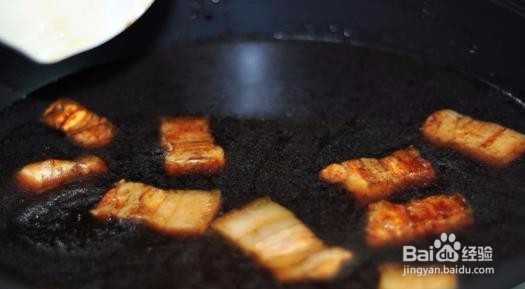 豆参烧肉的做法