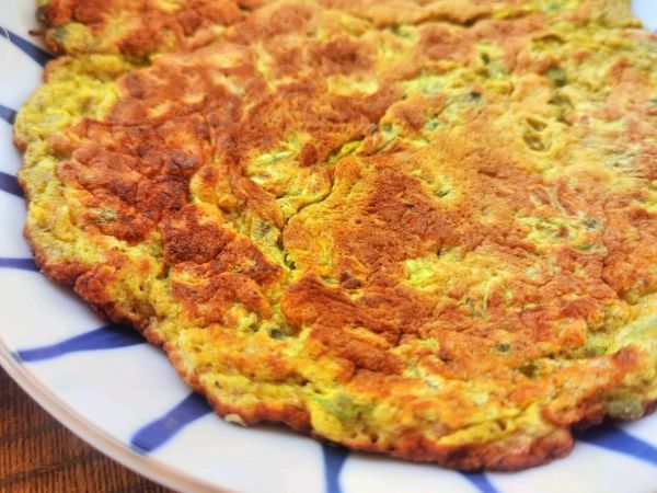 槐花全麦鸡蛋饼