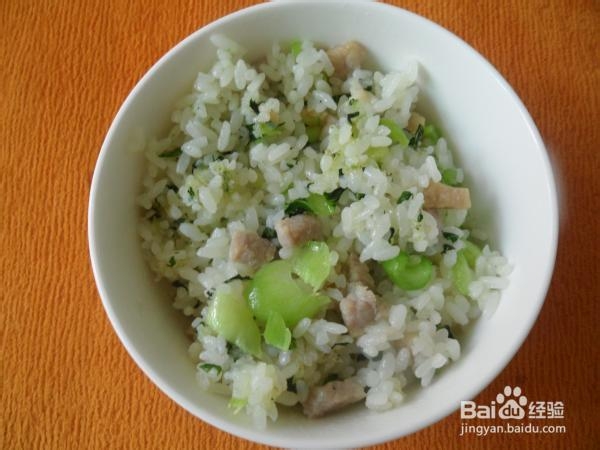 【鲜肉菜饭 】炒出来菜饭