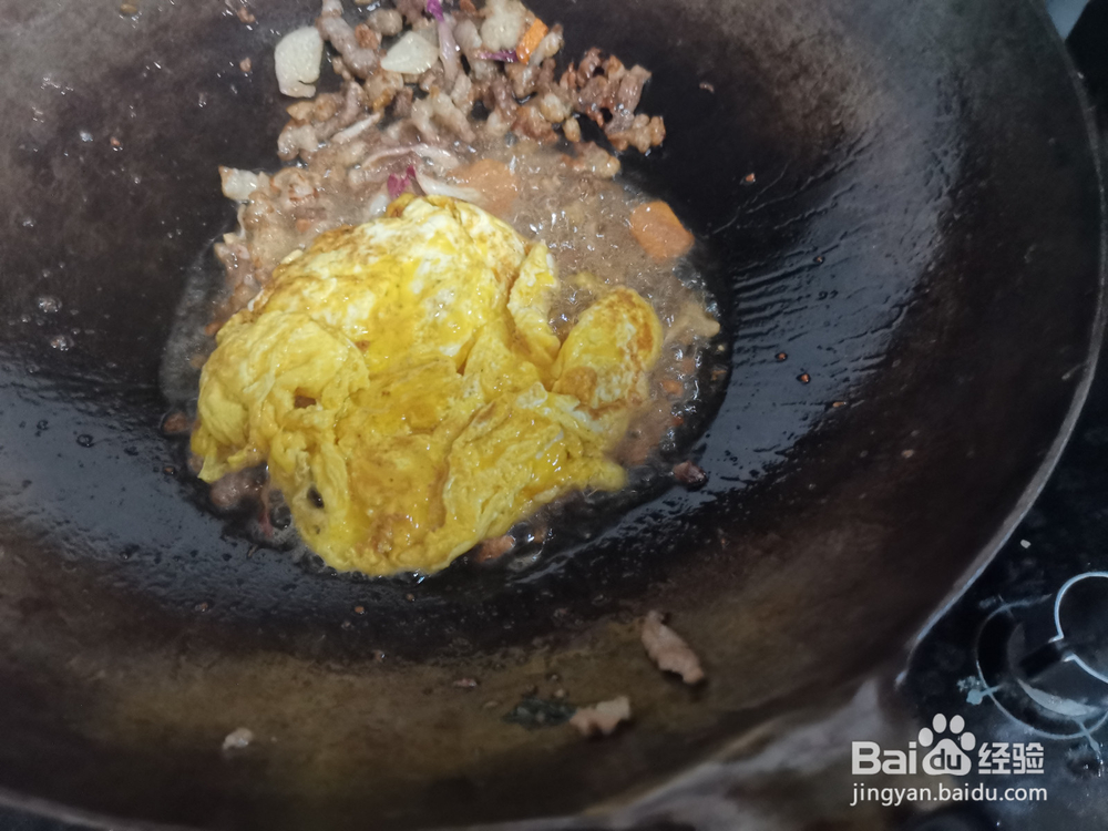 家里肉末和鸡蛋块怎么做