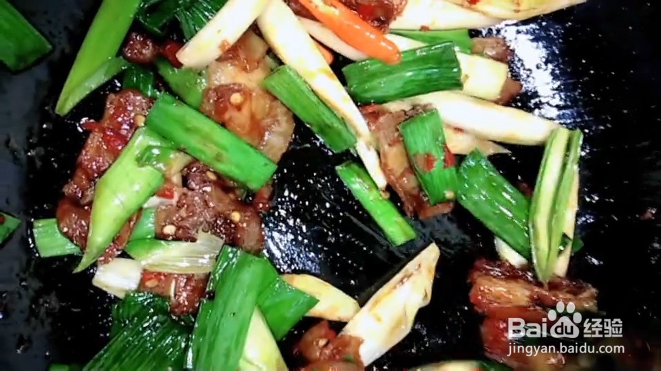 葱爆回锅肉的家常做法