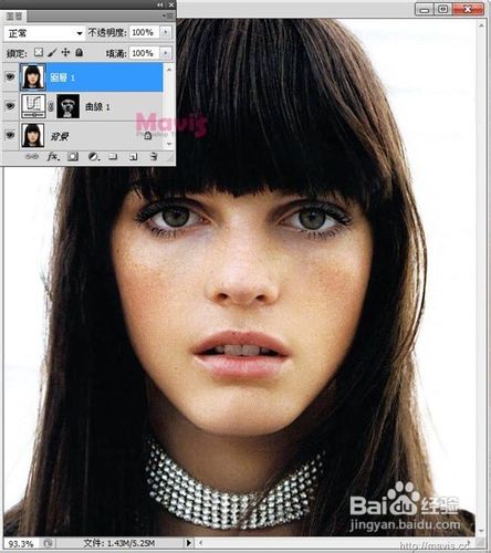 ps除雀斑的方法