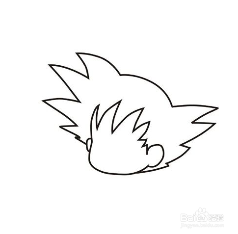 七龙珠的孙悟空简笔画教程