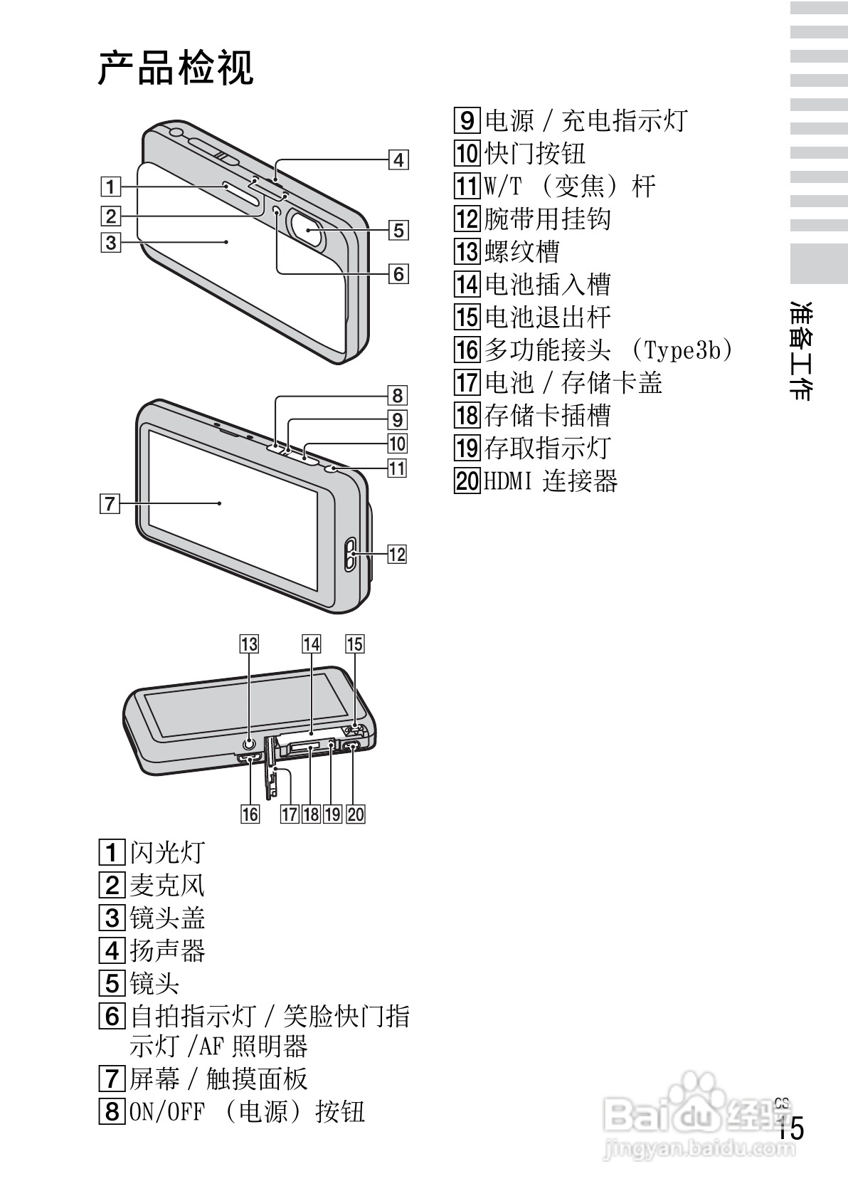SONY索尼 DSC-TX55数码相机说明书:[2]