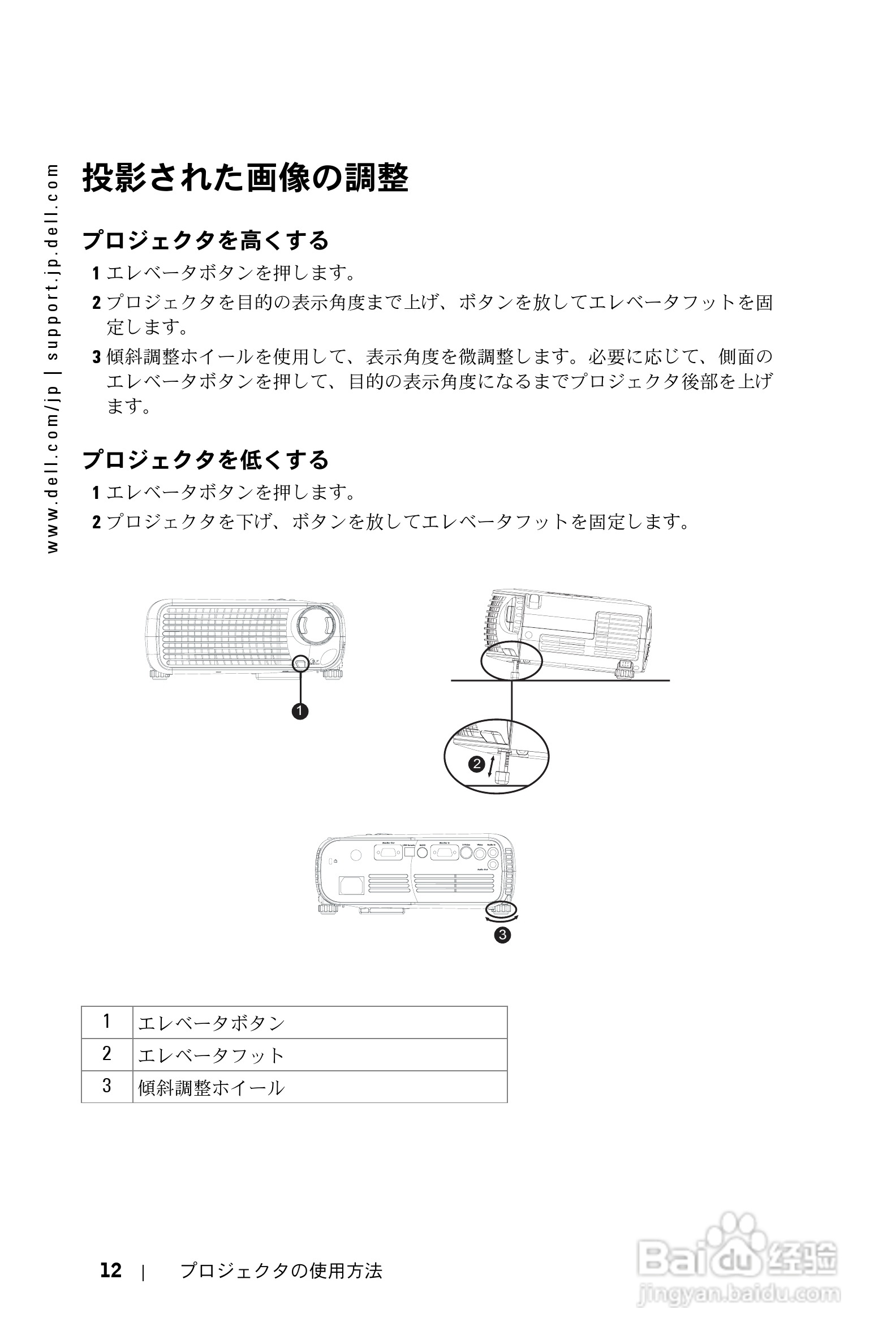 DELL Dell 1100MP Projector投影机说明书:[2]