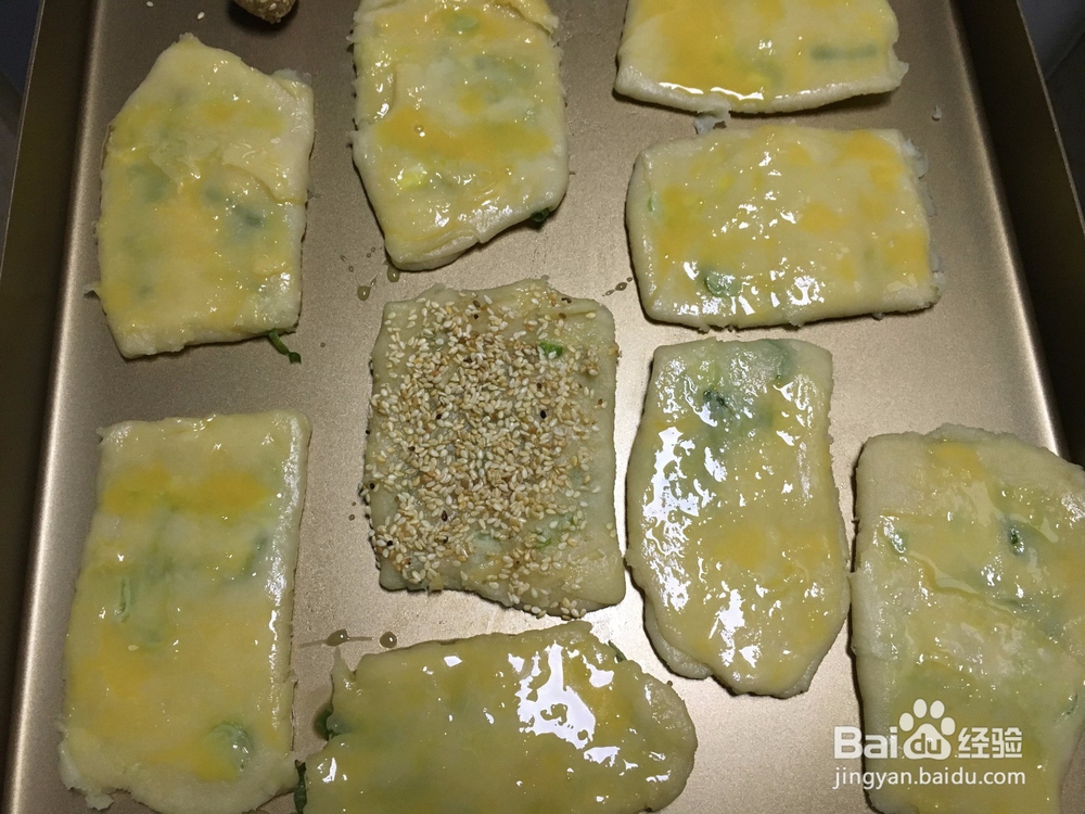 芝麻烧饼的做法——快手早餐