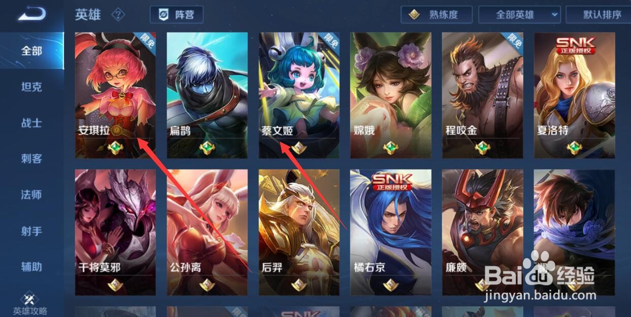王者荣耀女英雄都有谁