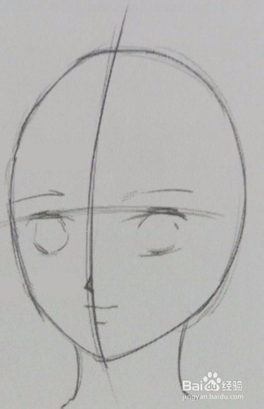 古典漫画人物的头部造型