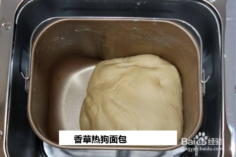 香草热狗面包的做法