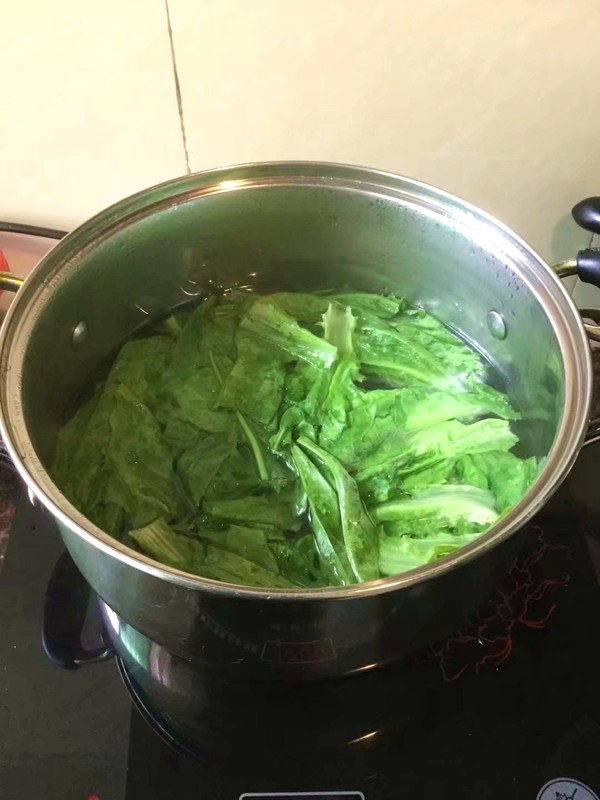 瘦肉油菜面的做法