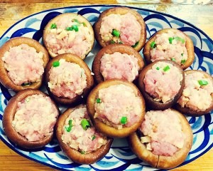 香菇酿肉的做法