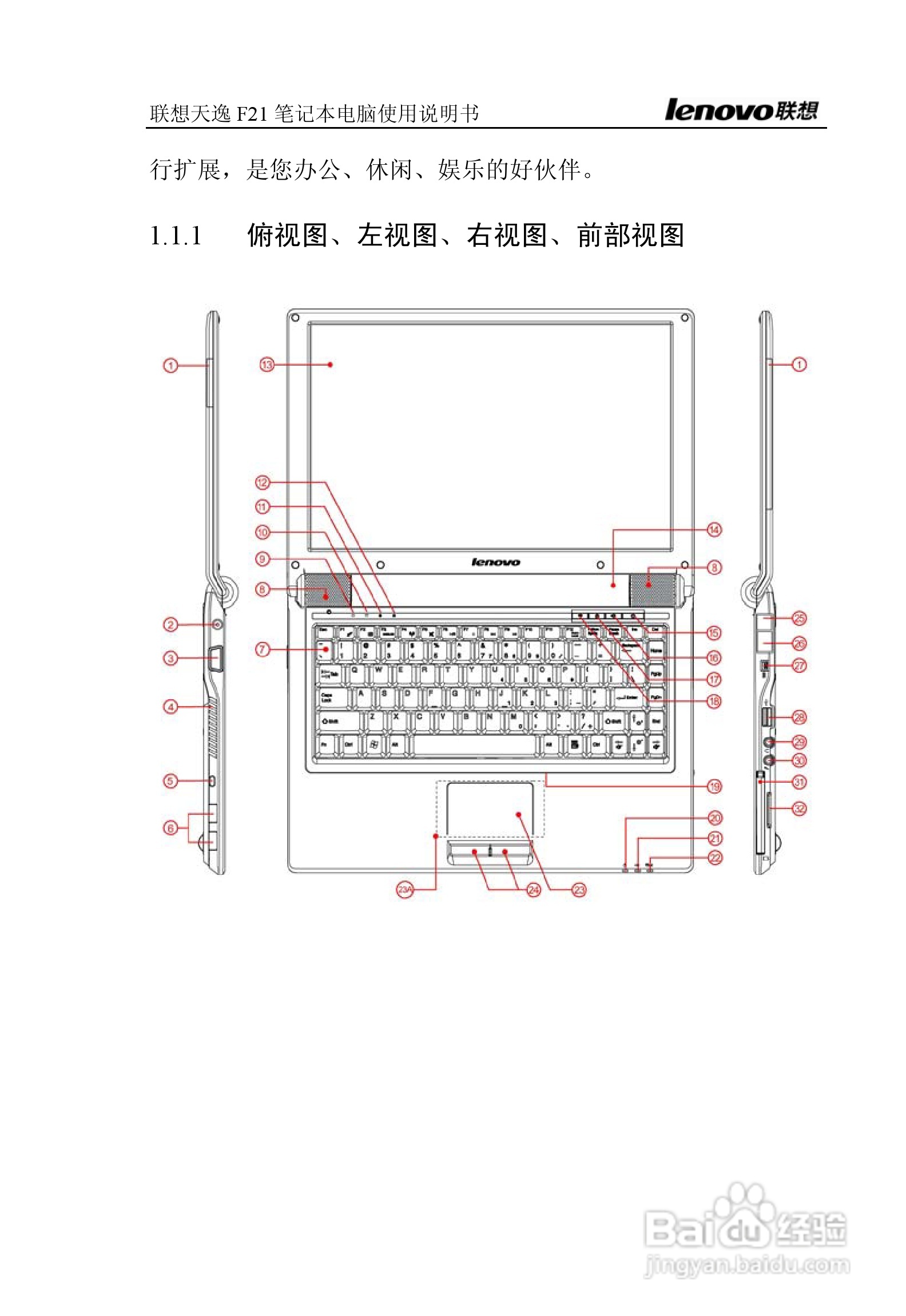 联想天逸F21笔记本电脑使用说明书:[2]