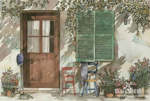 遥望童年的小屋