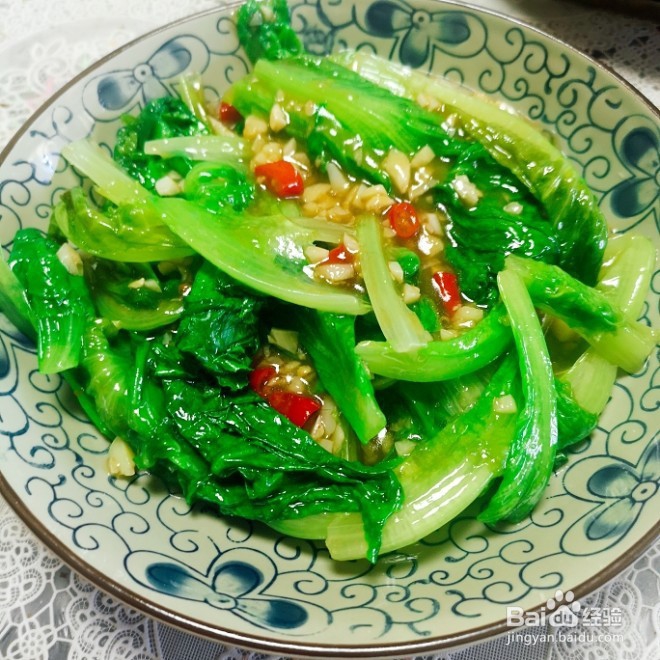 蒜汁蚝油生菜