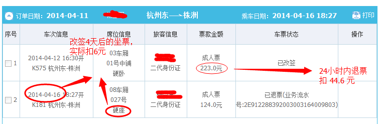 避免火车票最高20%退票的办法