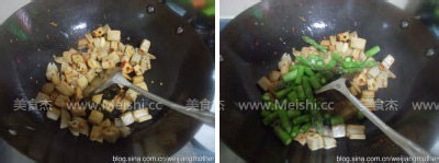 蒜蓉辣酱炒芦笋藕丁
