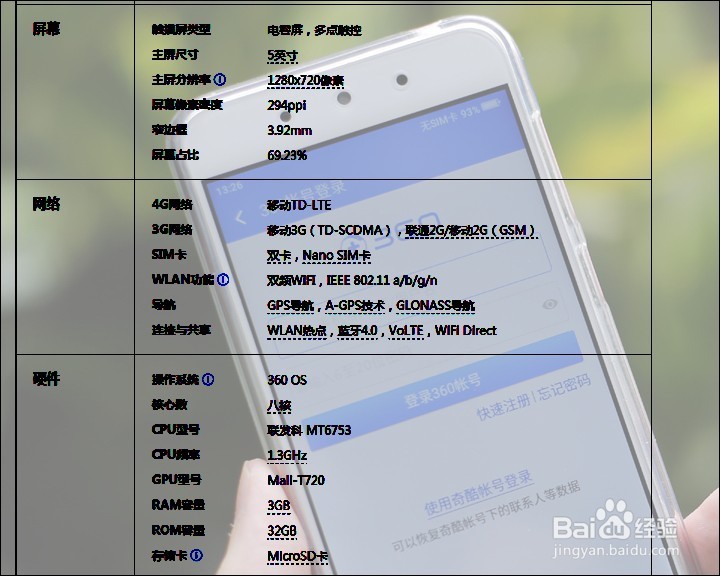 360F4移动定制版手机开箱晒物