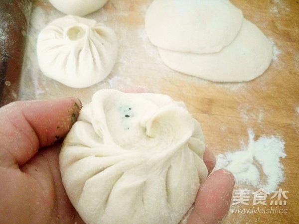 野苋菜猪肉包子