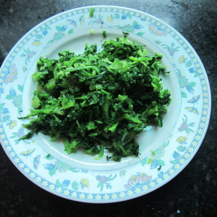 鱼香川味芥末的做法