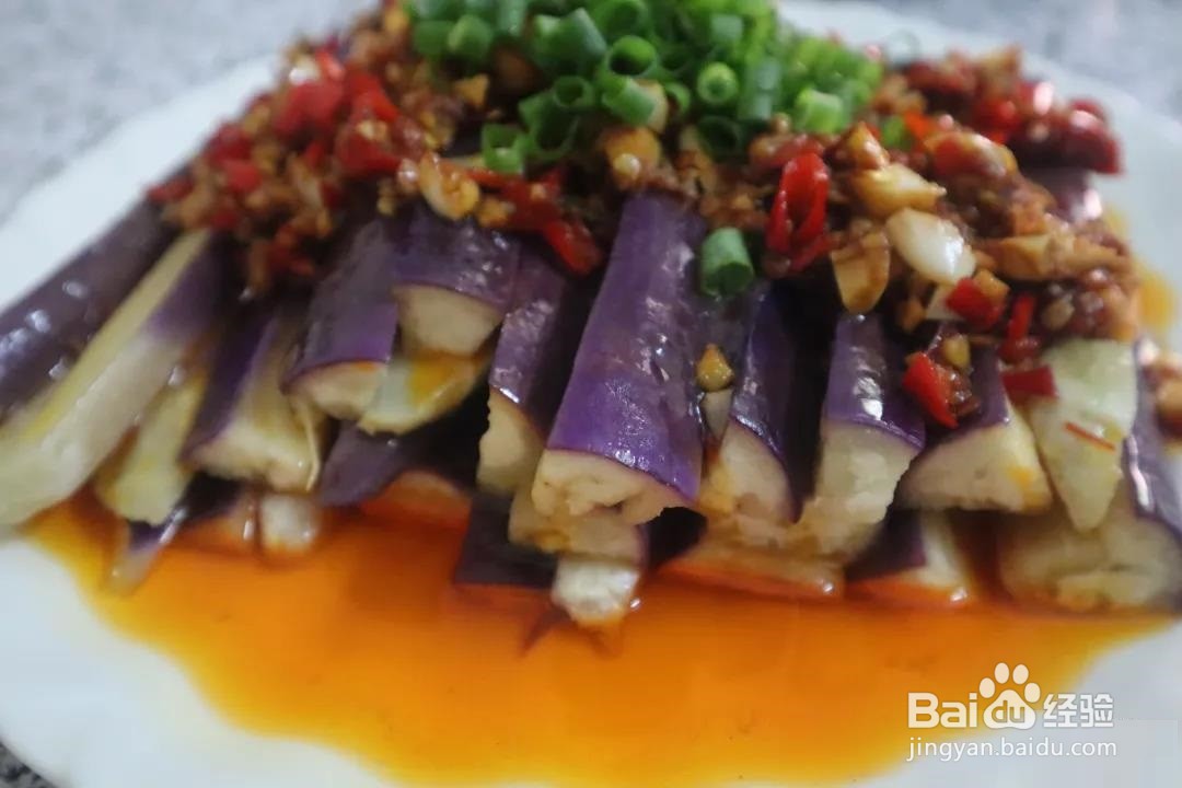 “蒜香茄子”怎么做？