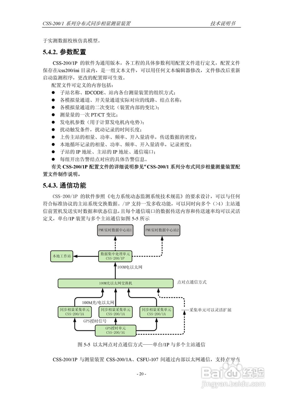 四方CSS-200/1D分布式同步相量测量装置技术说明书:[3]