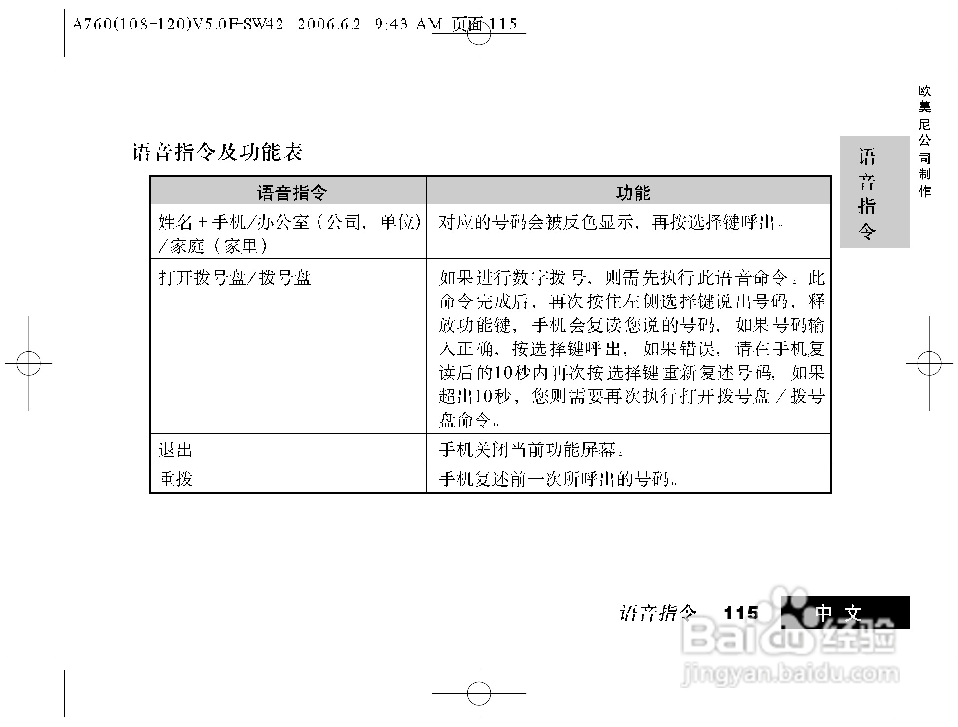 摩托罗拉A760手机使用说明书:[12]