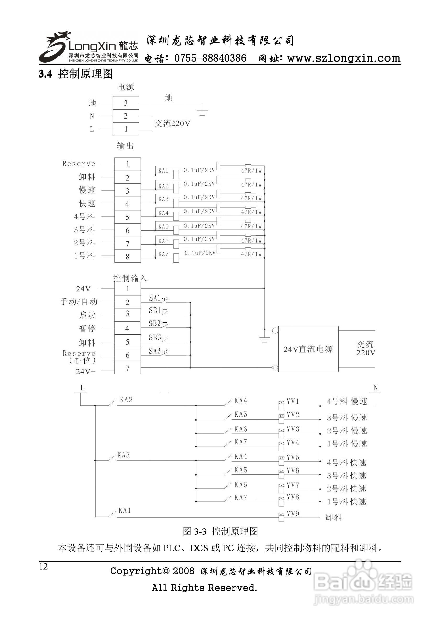 龙芯JY500A配料定量控制器说明书:[2]