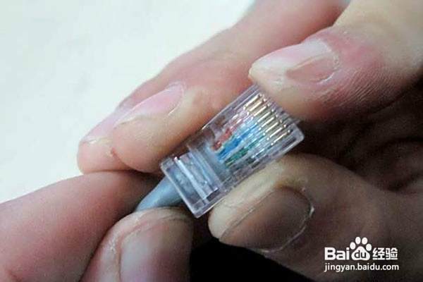 电脑网线水晶头接法图解