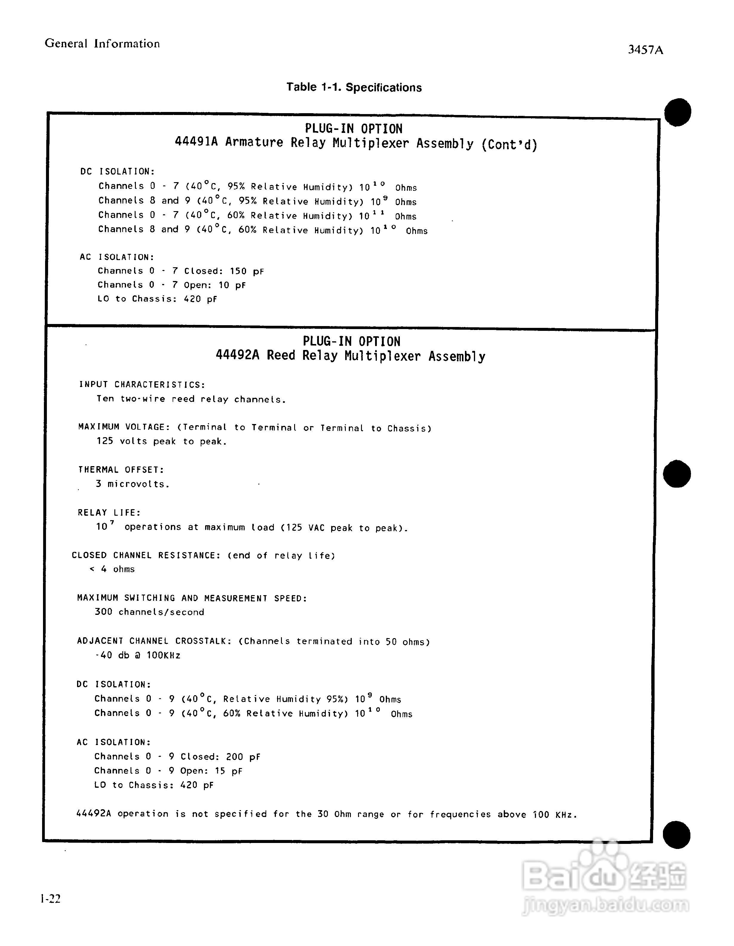 HP 3457A 万用表用户使用手册:[4]