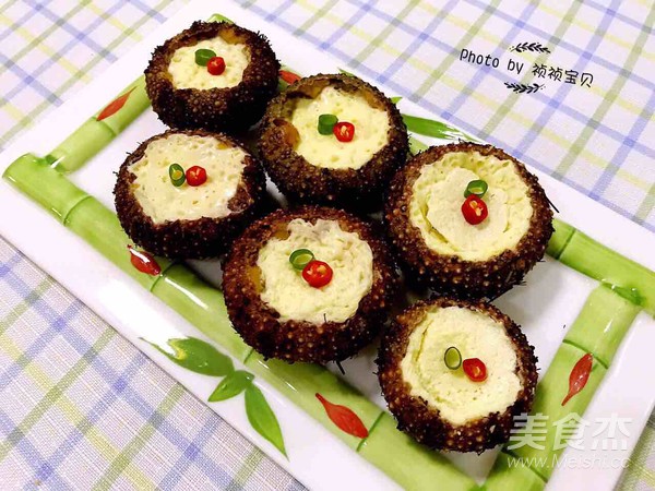 海胆卧蛋羹的做法