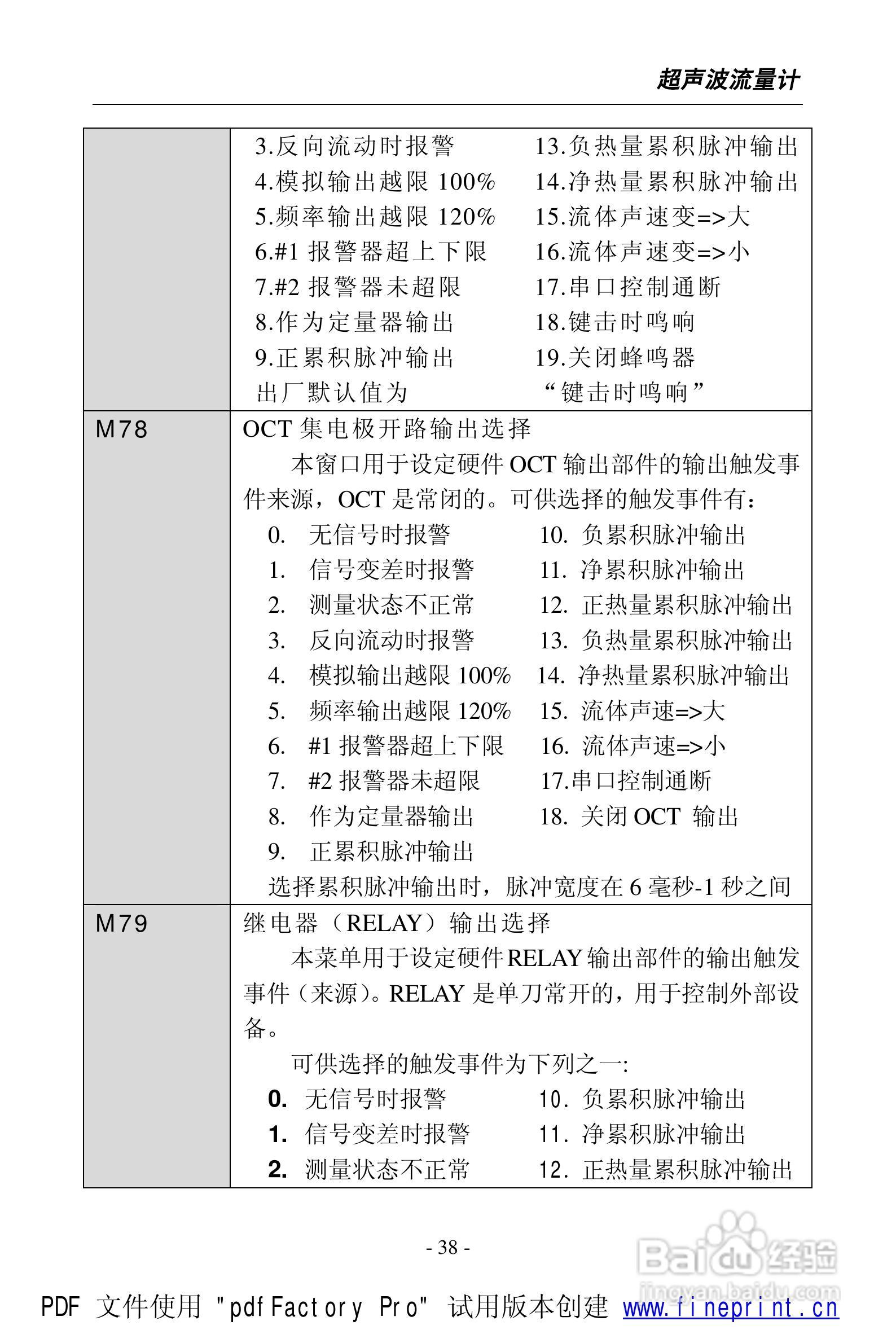威尔逊WSF-100型超声波流量计说明书:[4]